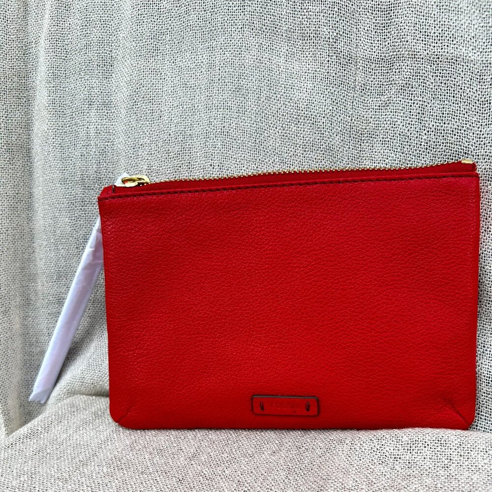 NEW Fossil Keely Color Block Leather Wristlet